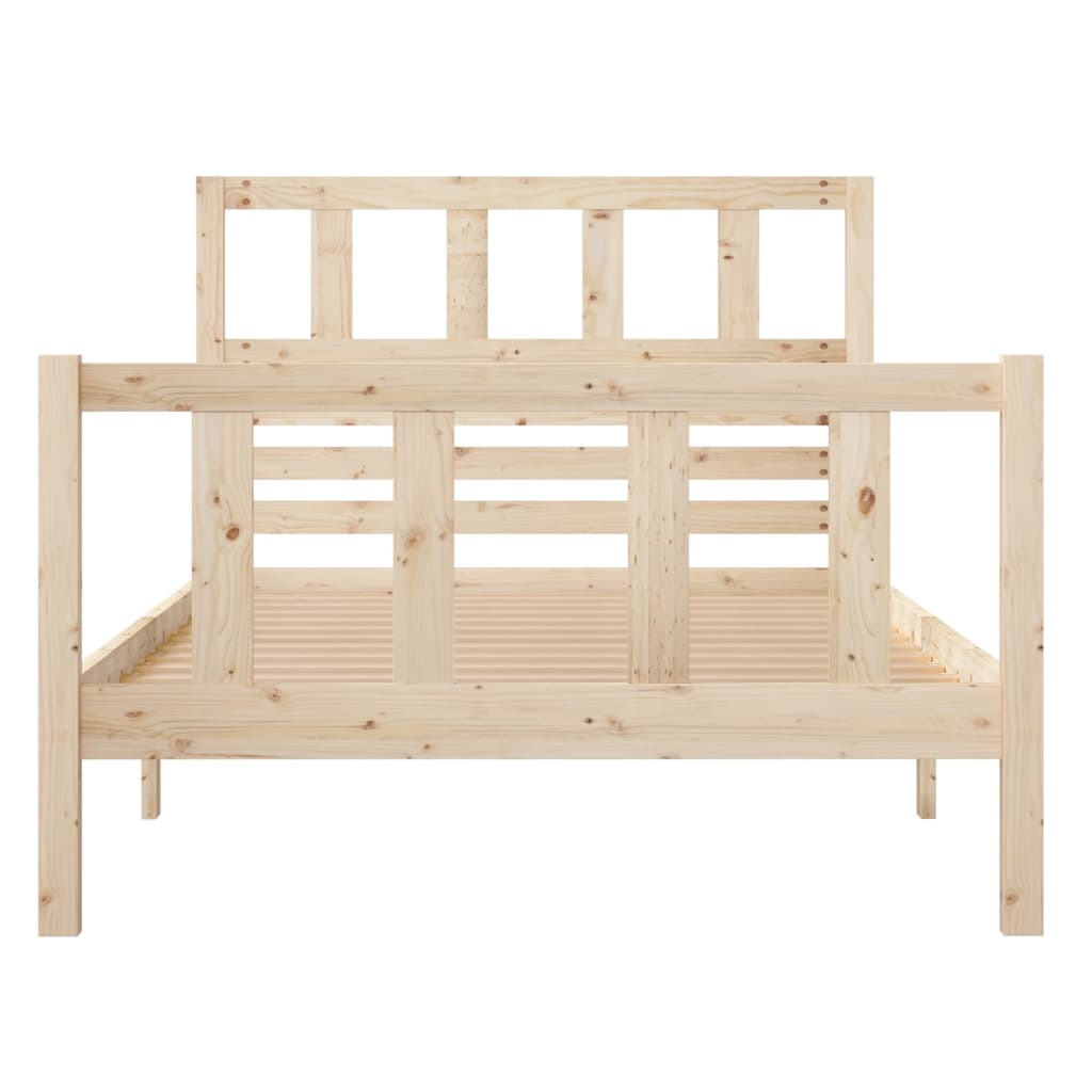 Bedframe massief hout 100x200 cm