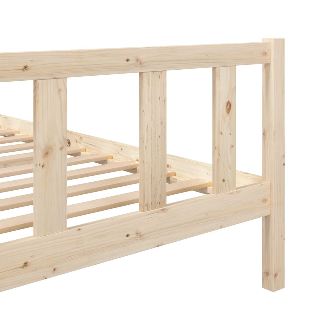 Bedframe massief hout 100x200 cm