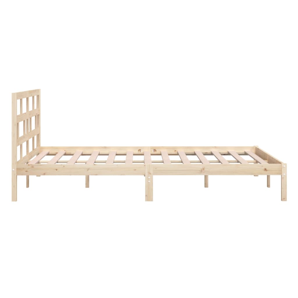 Bedframe massief hout 150x200 cm