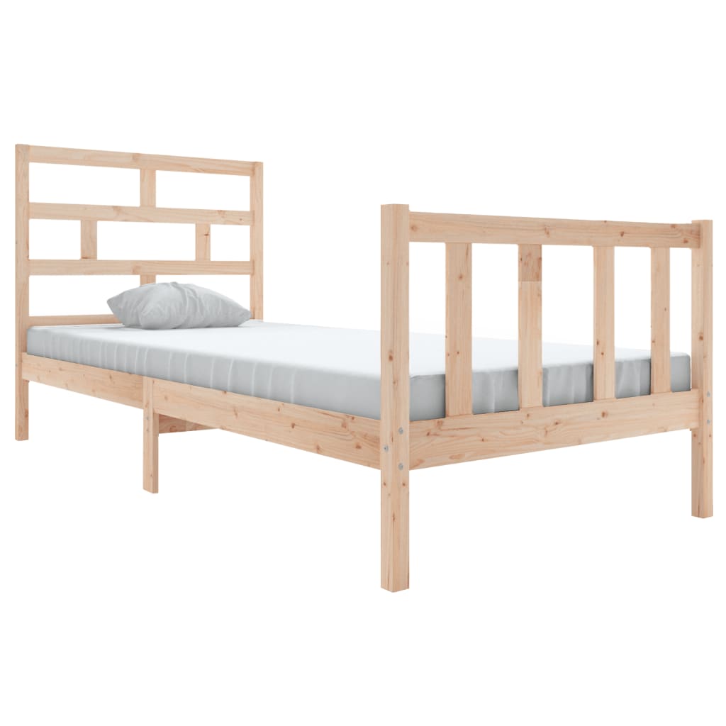 Bedframe massief grenenhout 100x200 cm