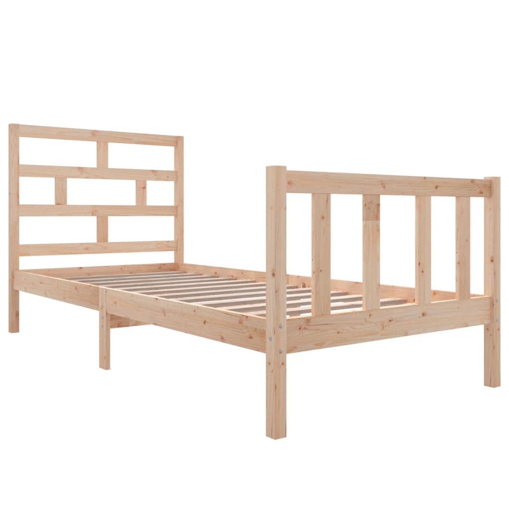 Bedframe massief grenenhout 100x200 cm