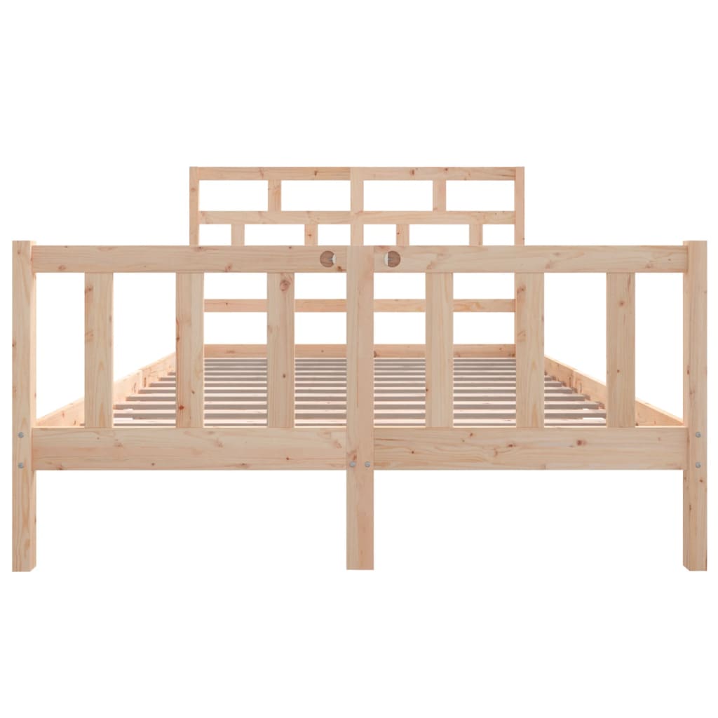 Bedframe massief grenenhout 150x200 cm Bedden & bedframes | Creëer jouw Trendy Thuis | Gratis bezorgd & Retour | Trendy.nl