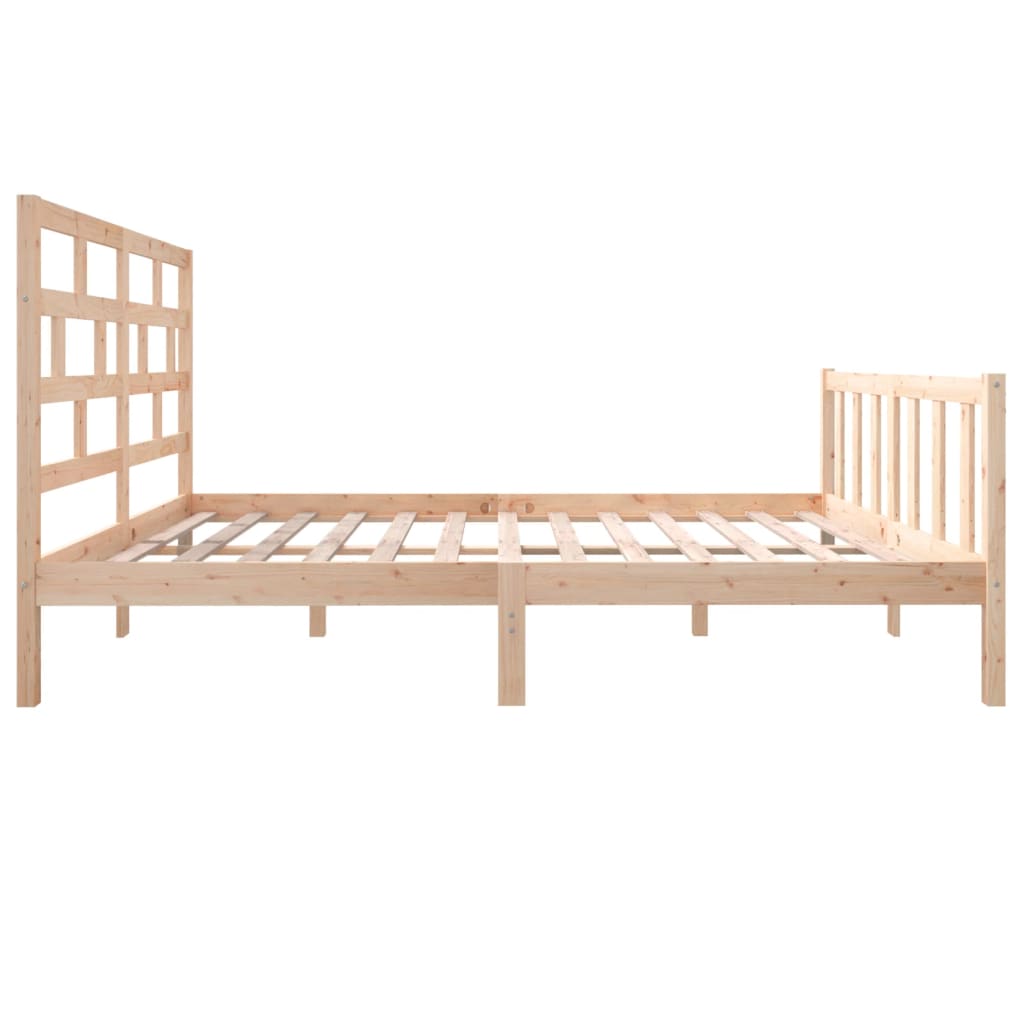 Bedframe massief grenenhout 150x200 cm Bedden & bedframes | Creëer jouw Trendy Thuis | Gratis bezorgd & Retour | Trendy.nl