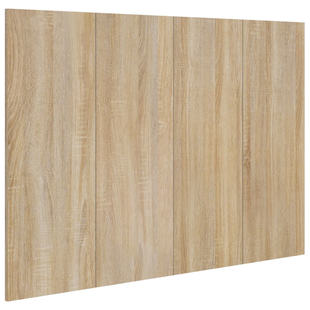 Hoofdbord 120x1,5x80 cm bewerkt hout sonoma eikenkleurig Hoofdborden en voetborden | Creëer jouw Trendy Thuis | Gratis bezorgd & Retour | Trendy.nl