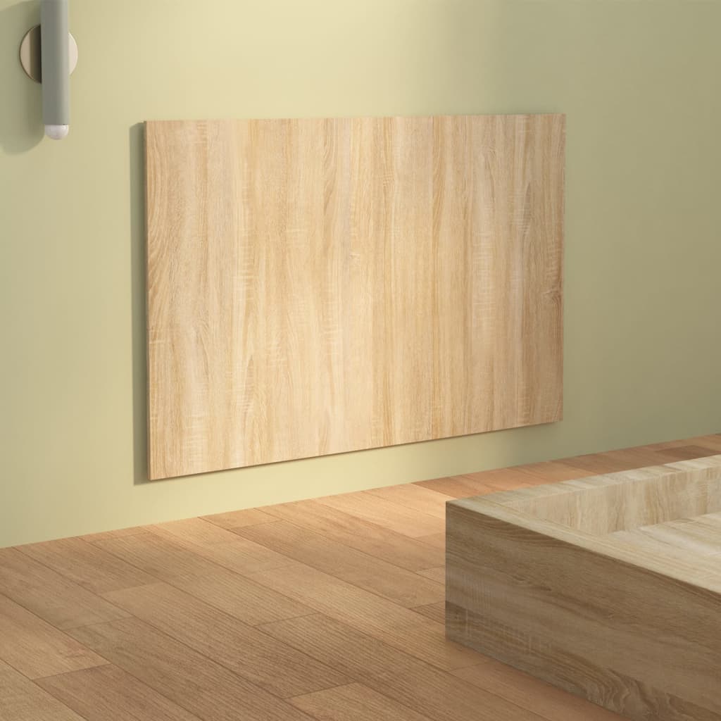 Hoofdbord 120x1,5x80 cm bewerkt hout sonoma eikenkleurig Hoofdborden en voetborden | Creëer jouw Trendy Thuis | Gratis bezorgd & Retour | Trendy.nl