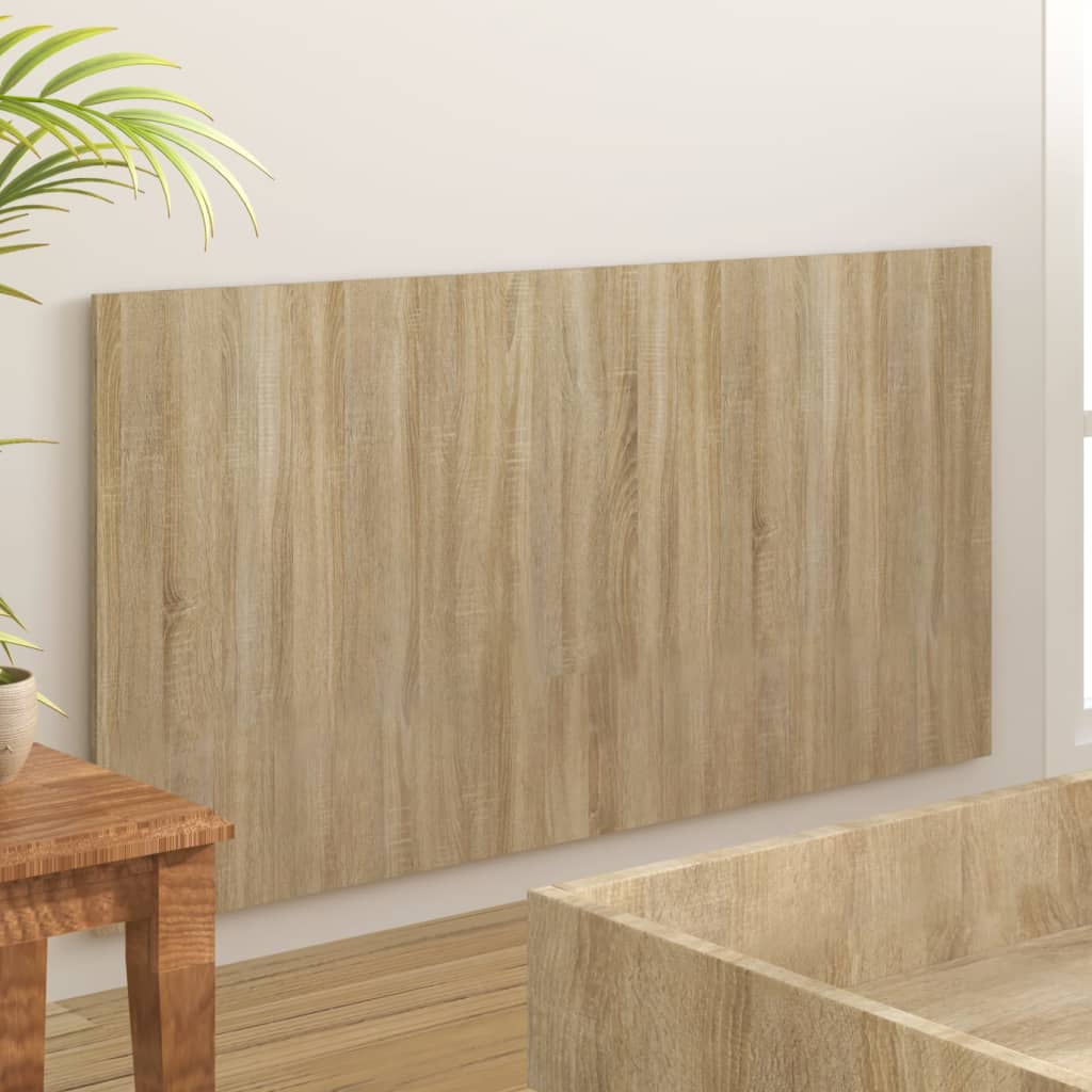 Hoofdbord 160x1,5x80 cm bewerkt hout sonoma eikenkleurig Hoofdborden en voetborden | Creëer jouw Trendy Thuis | Gratis bezorgd & Retour | Trendy.nl