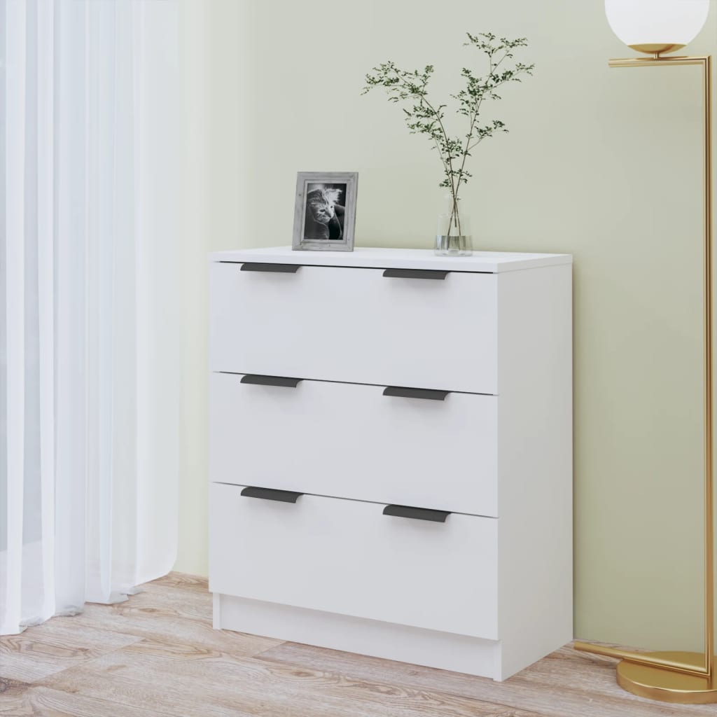 Dressoir 60x30x70 cm bewerkt hout wit Dressoirs & buffetkasten | Creëer jouw Trendy Thuis | Gratis bezorgd & Retour | Trendy.nl