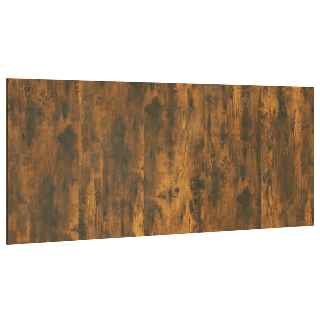 Hoofdbord 200x1,5x80 cm bewerkt hout gerookt eikenkleurig Hoofdborden en voetborden | Creëer jouw Trendy Thuis | Gratis bezorgd & Retour | Trendy.nl