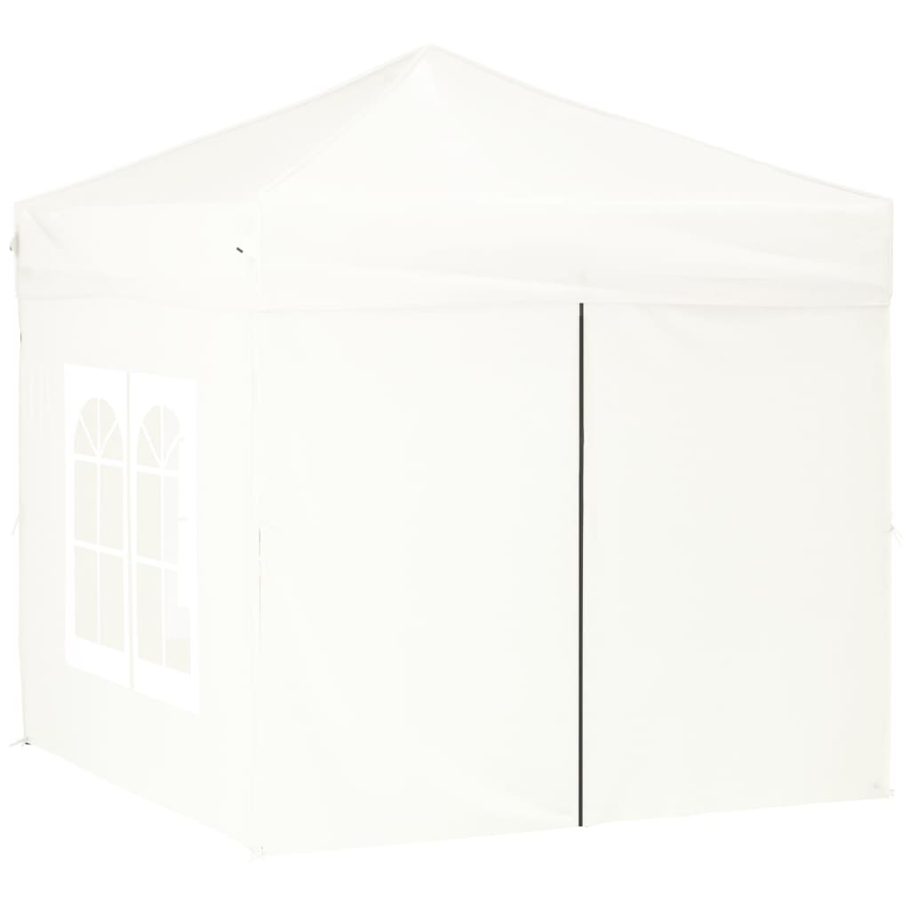 Partytent inklapbaar met zijwanden 2x2 m wit Partytenten & prieëlen | Creëer jouw Trendy Thuis | Gratis bezorgd & Retour | Trendy.nl