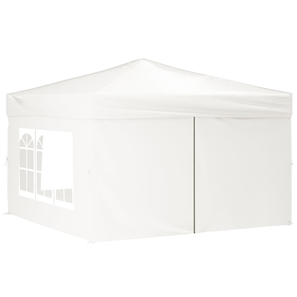 Partytent inklapbaar met zijwanden 3x3 m wit Partytenten & prieëlen | Creëer jouw Trendy Thuis | Gratis bezorgd & Retour | Trendy.nl