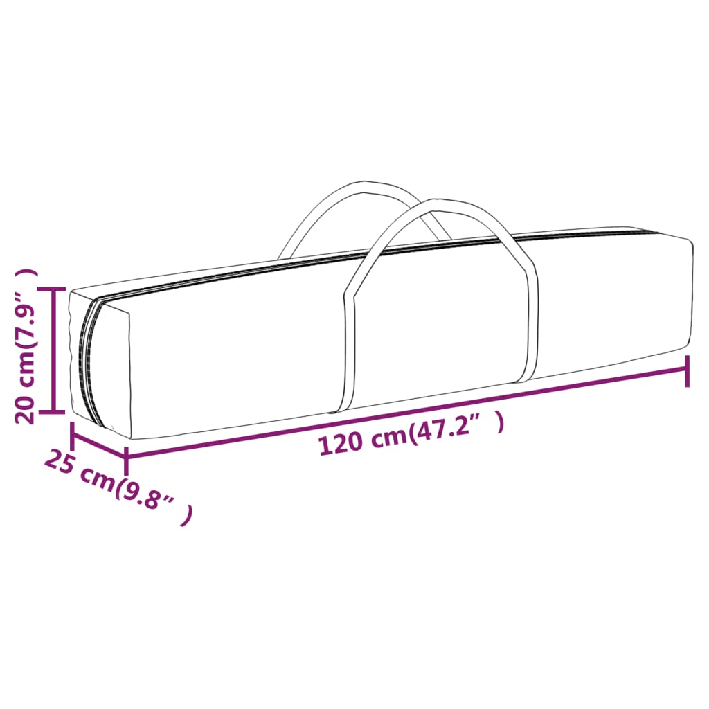 Partytent inklapbaar met zijwanden 3x3 m wit Partytenten & prieëlen | Creëer jouw Trendy Thuis | Gratis bezorgd & Retour | Trendy.nl