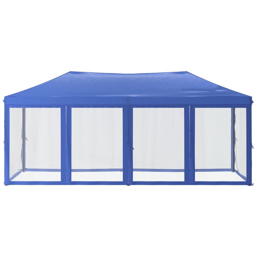 Partytent inklapbaar met zijwanden 3x6 m blauw Partytenten & prieëlen | Creëer jouw Trendy Thuis | Gratis bezorgd & Retour | Trendy.nl