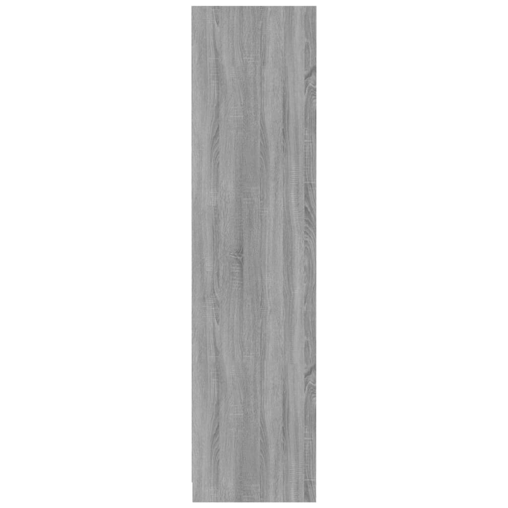 Kledingkast 100x50x200 cm bewerkt hout grijs sonoma eikenkleur Kledingkasten | Creëer jouw Trendy Thuis | Gratis bezorgd & Retour | Trendy.nl