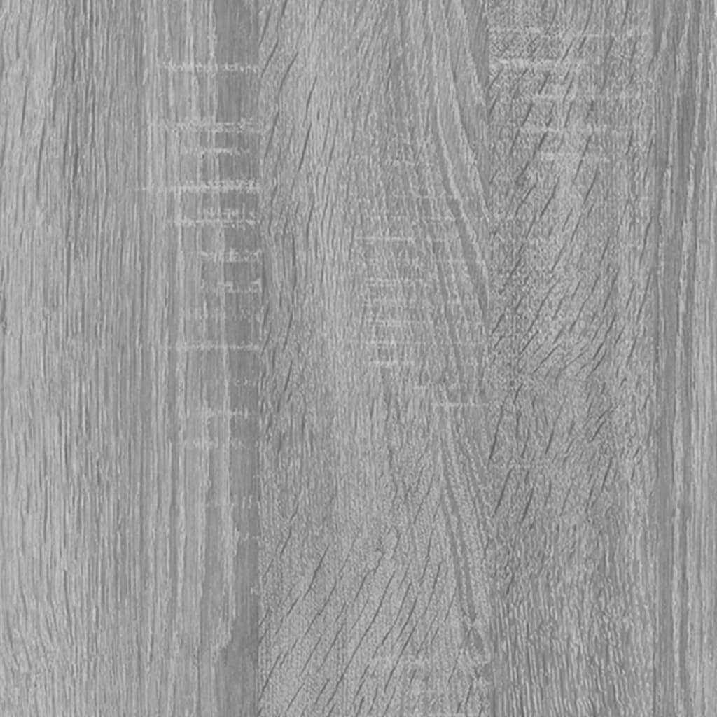 Wastafelkast 63x30x54 cm bewerkt hout grijs sonoma eikenkleurig