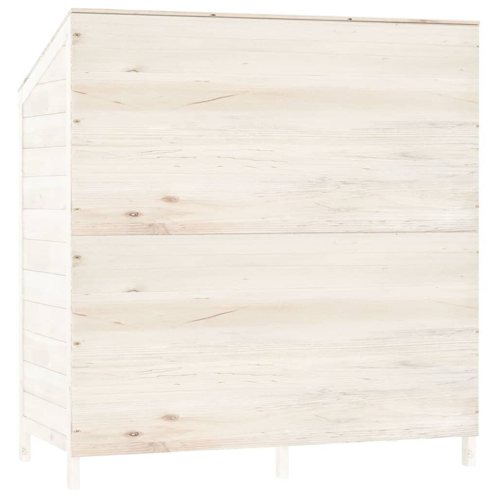 Tuinschuur 102x52x112 cm massief vurenhout wit Tuinhuizen | Creëer jouw Trendy Thuis | Gratis bezorgd & Retour | Trendy.nl