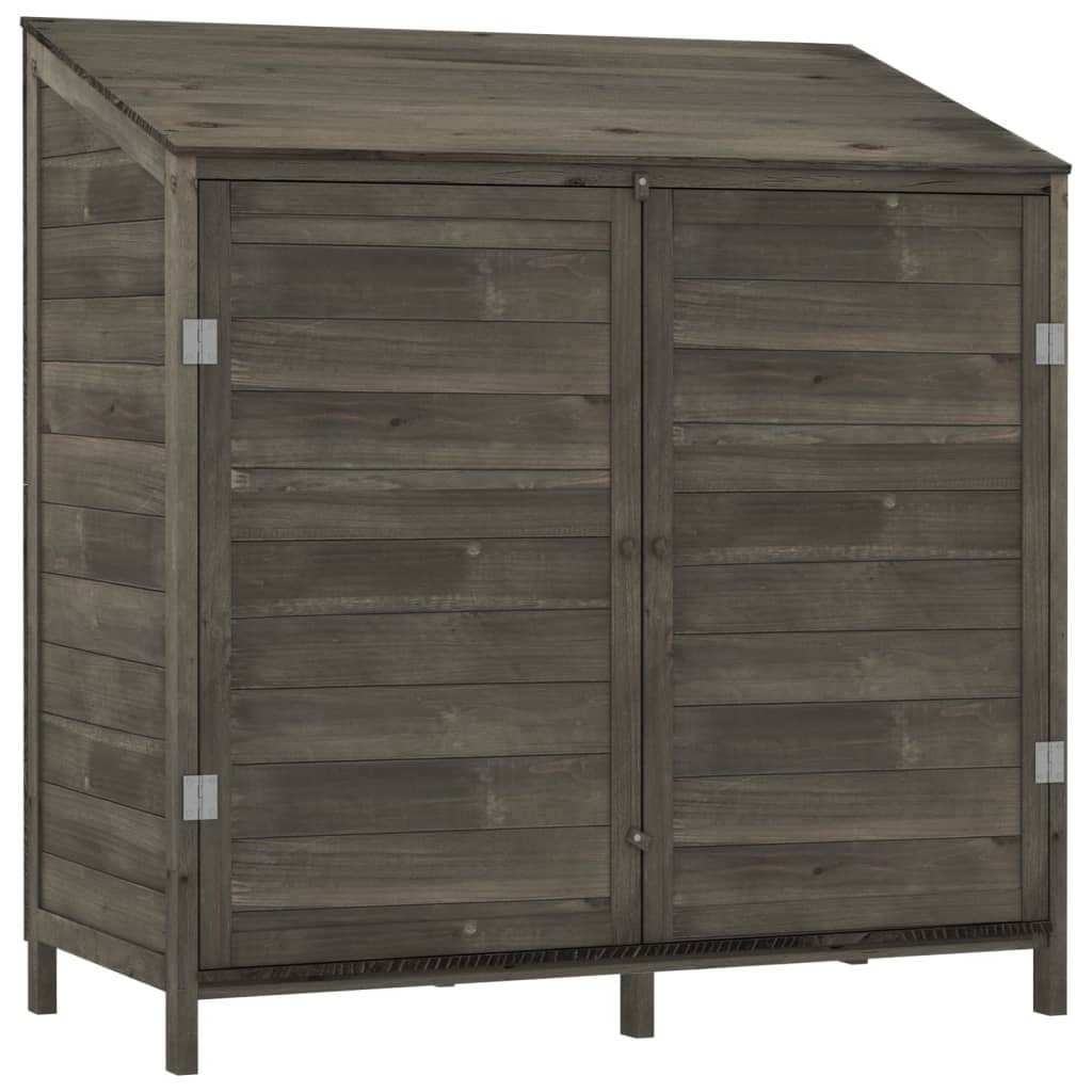 Tuinschuur 102x52x112 cm massief vurenhout antracietkleurig Tuinhuizen | Creëer jouw Trendy Thuis | Gratis bezorgd & Retour | Trendy.nl