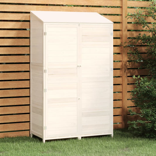 Tuinschuur 102x52x174,5 cm massief vurenhout wit Tuinhuizen | Creëer jouw Trendy Thuis | Gratis bezorgd & Retour | Trendy.nl