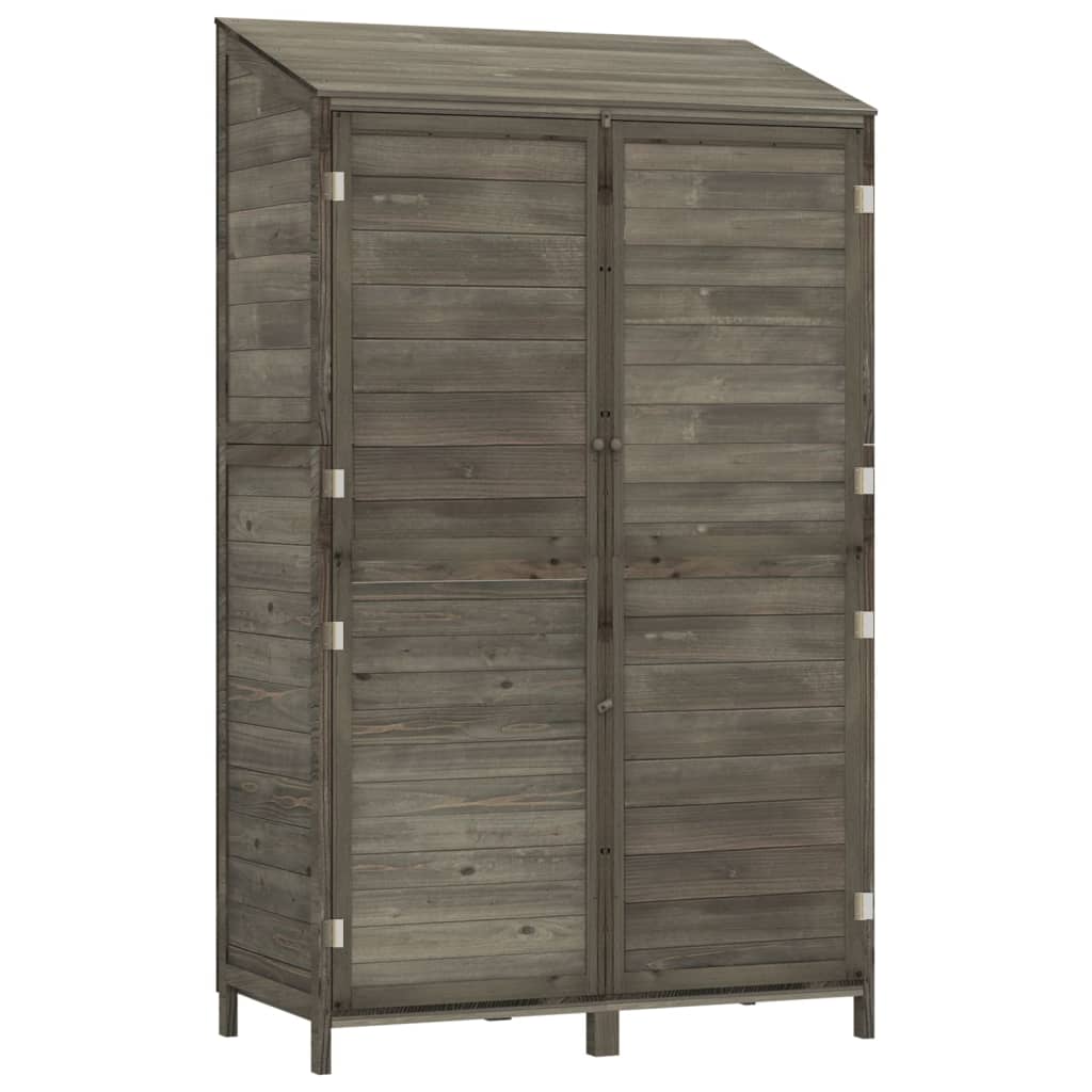 Tuinschuur 102x52x174,5 cm massief vurenhout antracietkleurig Tuinhuizen | Creëer jouw Trendy Thuis | Gratis bezorgd & Retour | Trendy.nl