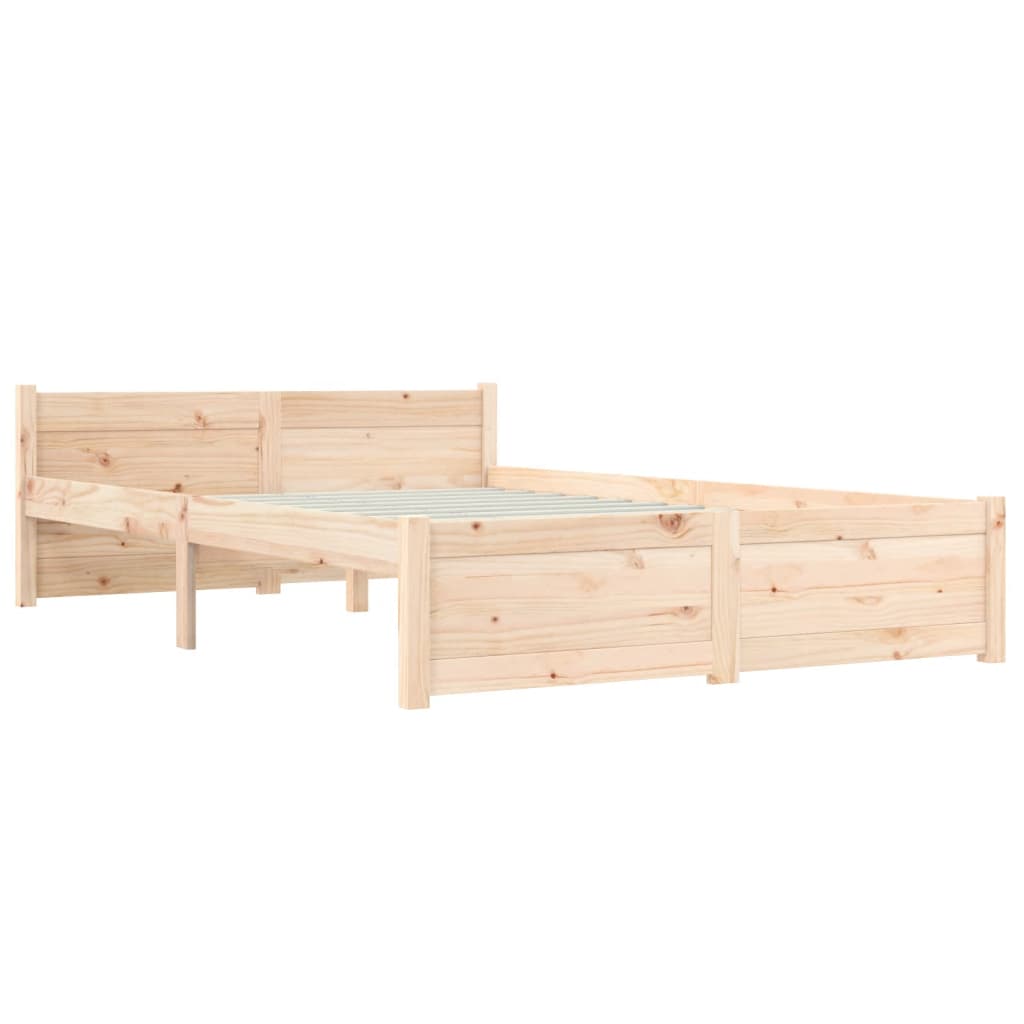 Bedframe massief hout 120x200 cm Bedden & bedframes | Creëer jouw Trendy Thuis | Gratis bezorgd & Retour | Trendy.nl