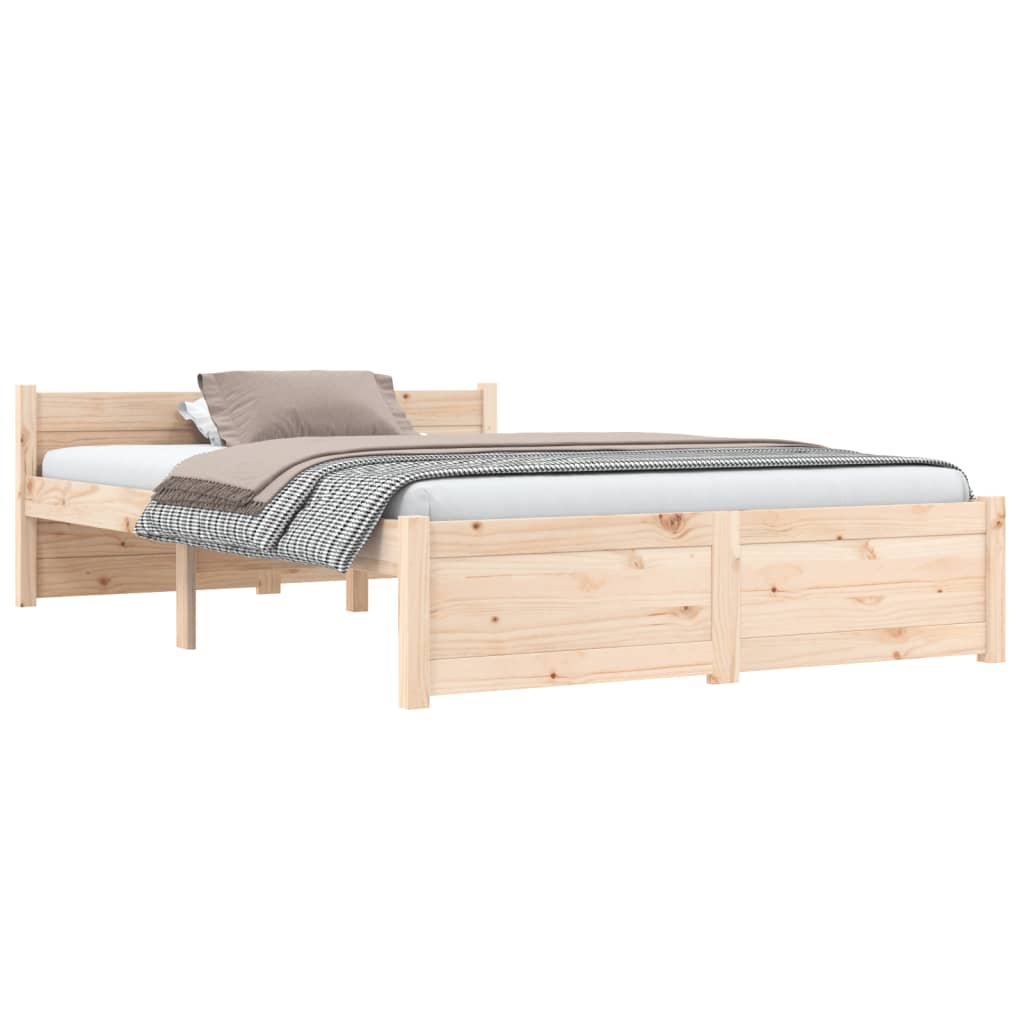 Bedframe massief hout 120x200 cm Bedden & bedframes | Creëer jouw Trendy Thuis | Gratis bezorgd & Retour | Trendy.nl