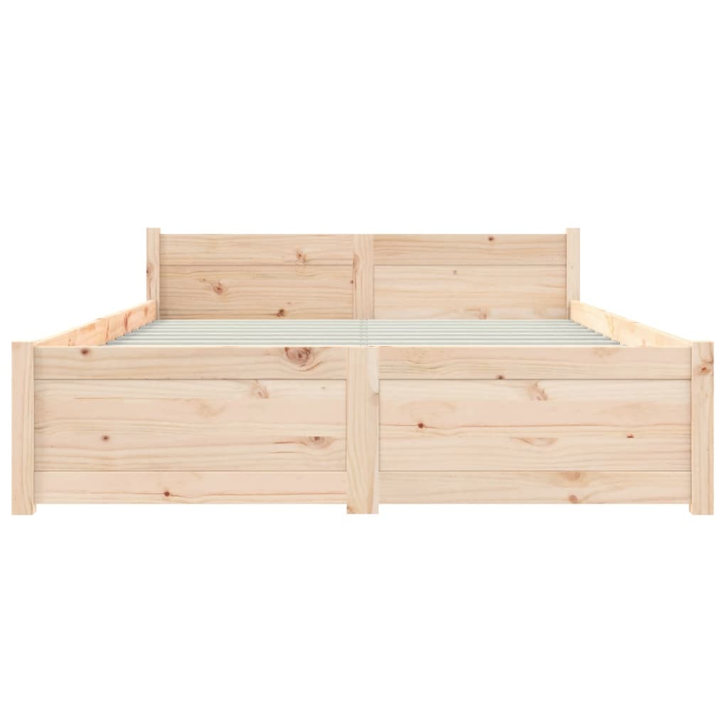 Bedframe massief hout 120x200 cm Bedden & bedframes | Creëer jouw Trendy Thuis | Gratis bezorgd & Retour | Trendy.nl