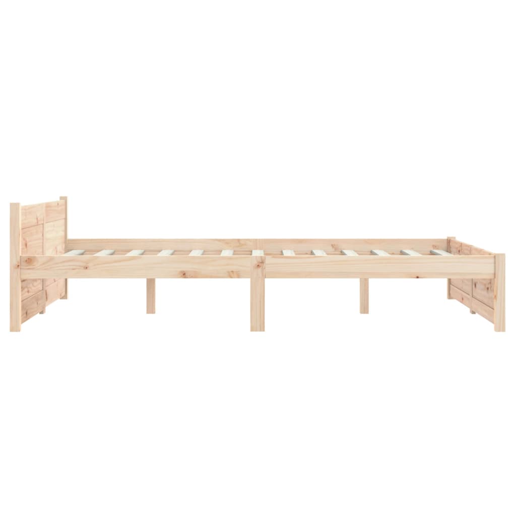 Bedframe massief hout 120x200 cm Bedden & bedframes | Creëer jouw Trendy Thuis | Gratis bezorgd & Retour | Trendy.nl