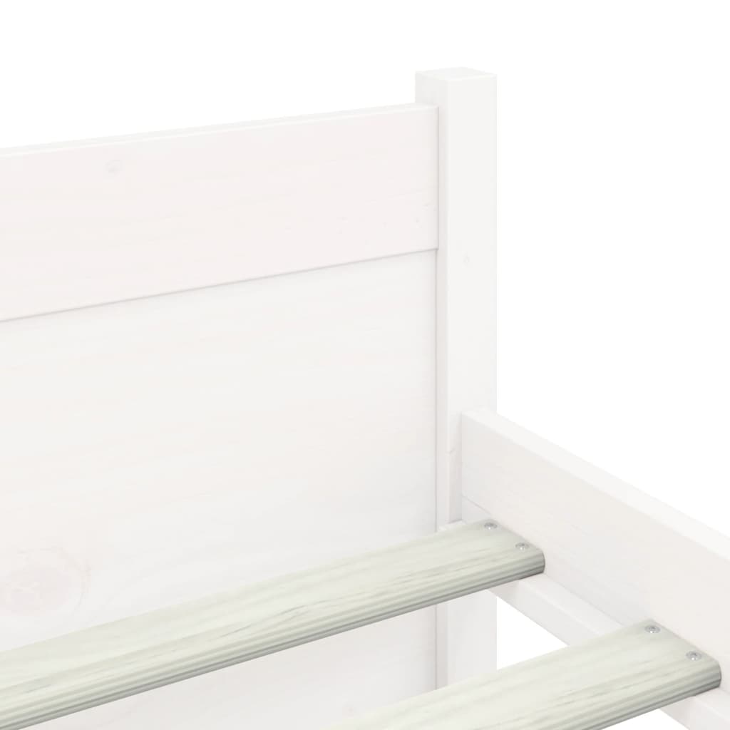 Bedframe massief hout wit 120x200 cm Bedden & bedframes | Creëer jouw Trendy Thuis | Gratis bezorgd & Retour | Trendy.nl