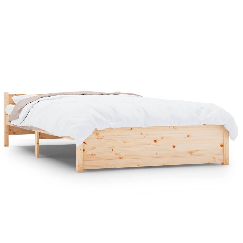 Bedframe massief hout 140x200 cm Bedden & bedframes | Creëer jouw Trendy Thuis | Gratis bezorgd & Retour | Trendy.nl