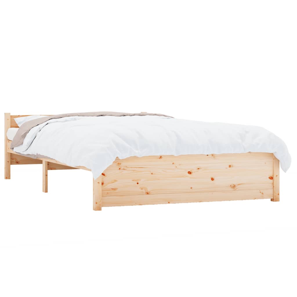 Bedframe massief hout 140x200 cm Bedden & bedframes | Creëer jouw Trendy Thuis | Gratis bezorgd & Retour | Trendy.nl