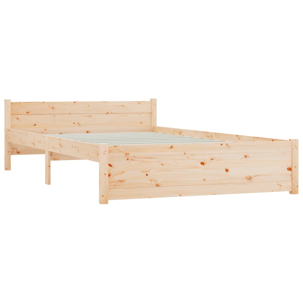 Bedframe massief hout 140x200 cm Bedden & bedframes | Creëer jouw Trendy Thuis | Gratis bezorgd & Retour | Trendy.nl