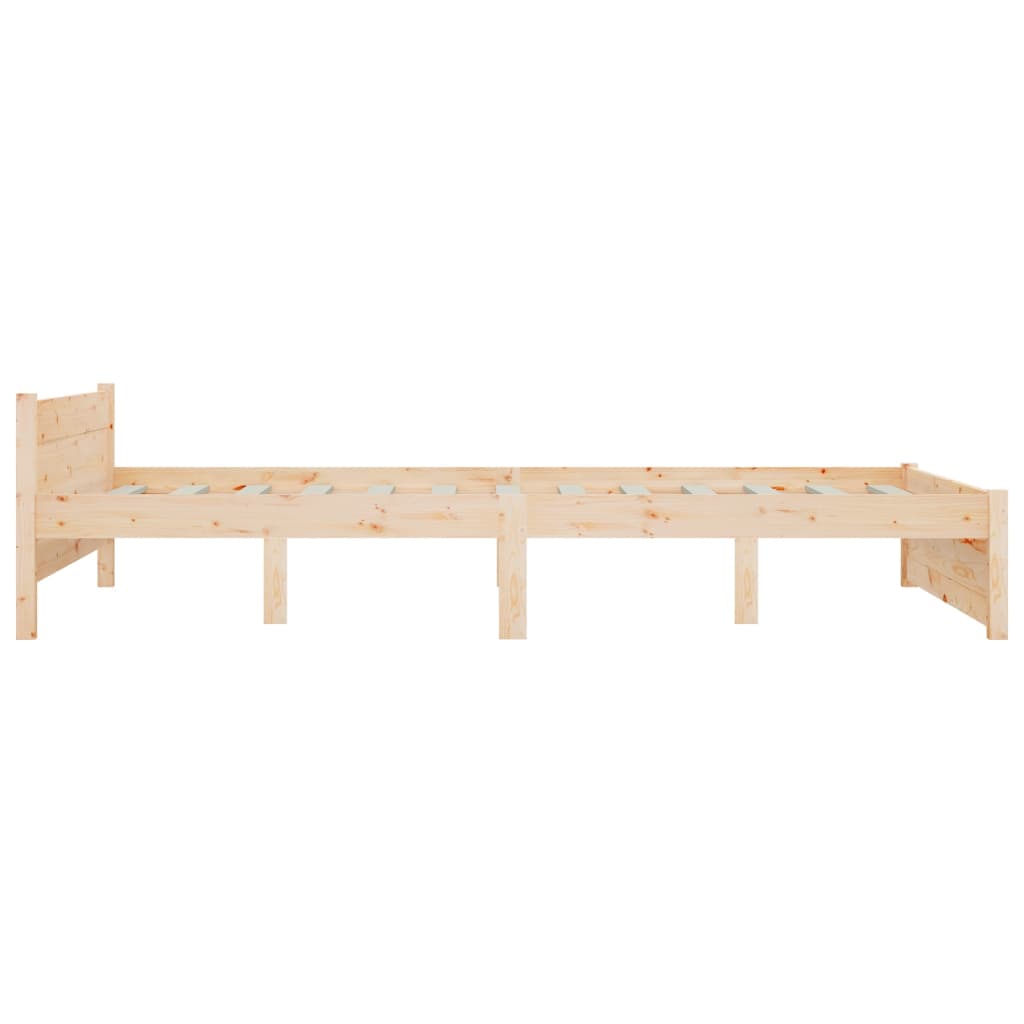 Bedframe massief hout 140x200 cm Bedden & bedframes | Creëer jouw Trendy Thuis | Gratis bezorgd & Retour | Trendy.nl