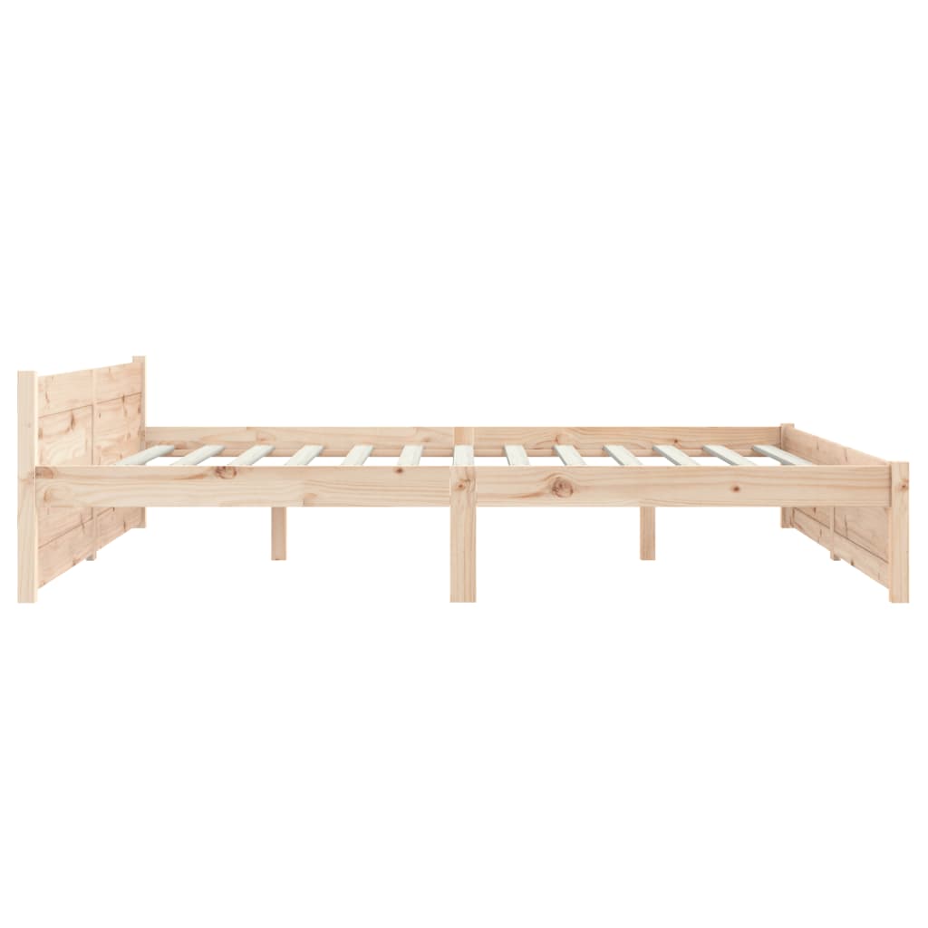 Bedframe massief hout 150x200 cm Bedden & bedframes | Creëer jouw Trendy Thuis | Gratis bezorgd & Retour | Trendy.nl