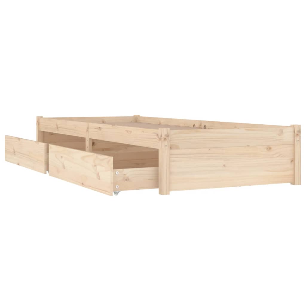 Bedframe met lades 75x190 cm Bedden & bedframes | Creëer jouw Trendy Thuis | Gratis bezorgd & Retour | Trendy.nl