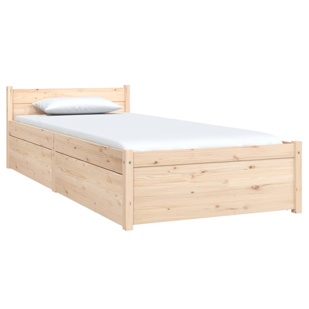 Bedframe met lades 75x190 cm Bedden & bedframes | Creëer jouw Trendy Thuis | Gratis bezorgd & Retour | Trendy.nl