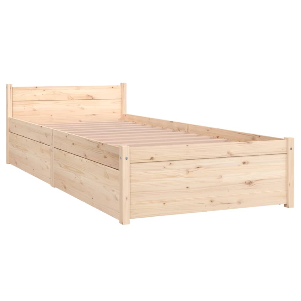 Bedframe met lades 75x190 cm Bedden & bedframes | Creëer jouw Trendy Thuis | Gratis bezorgd & Retour | Trendy.nl