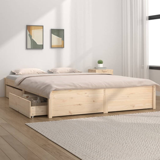 Bedframe met lades 120x190 cm