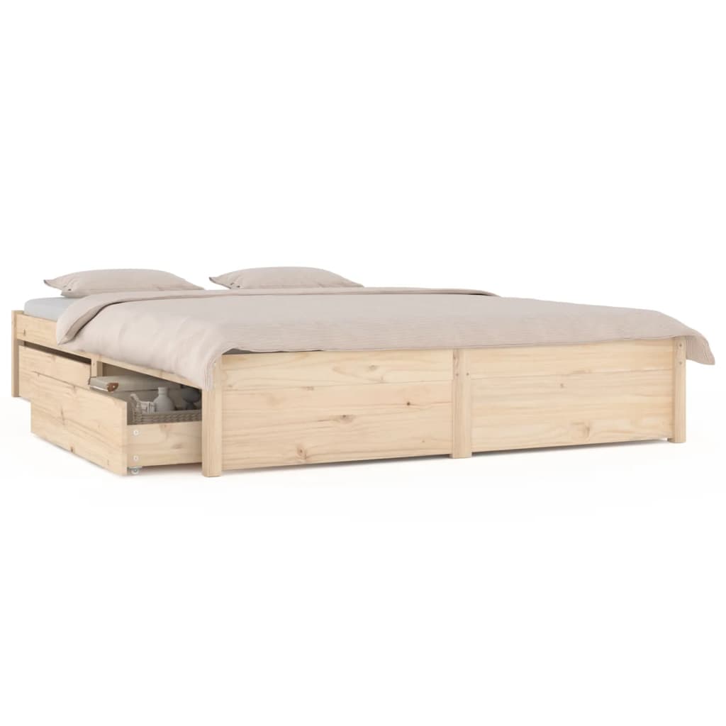 Bedframe met lades 140x190 cm