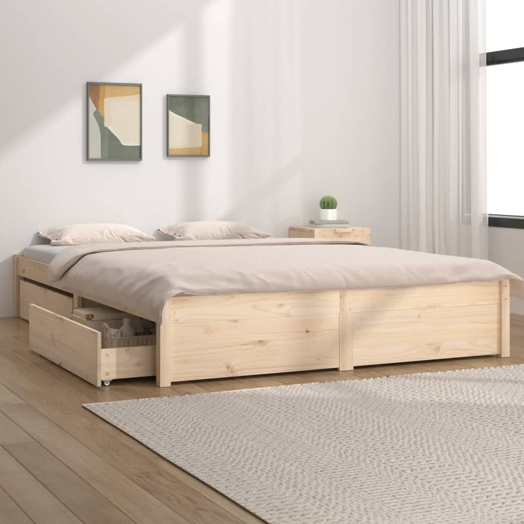 Bedframe met lades 200x200 cm