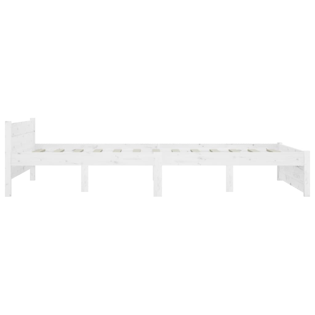 Bedframe met lades wit 140x200 cm