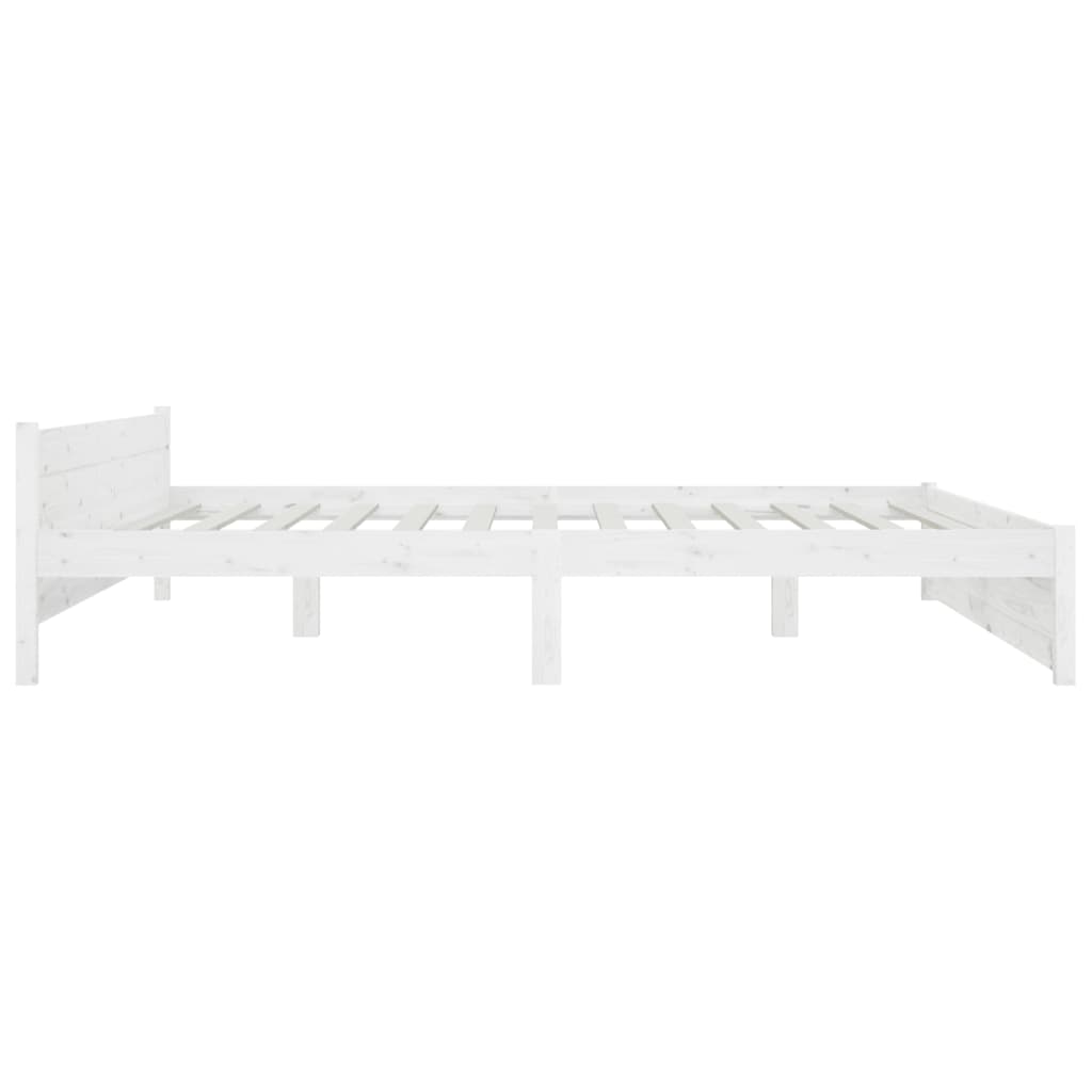 Bedframe met lades wit 180x200 cm Super King Size