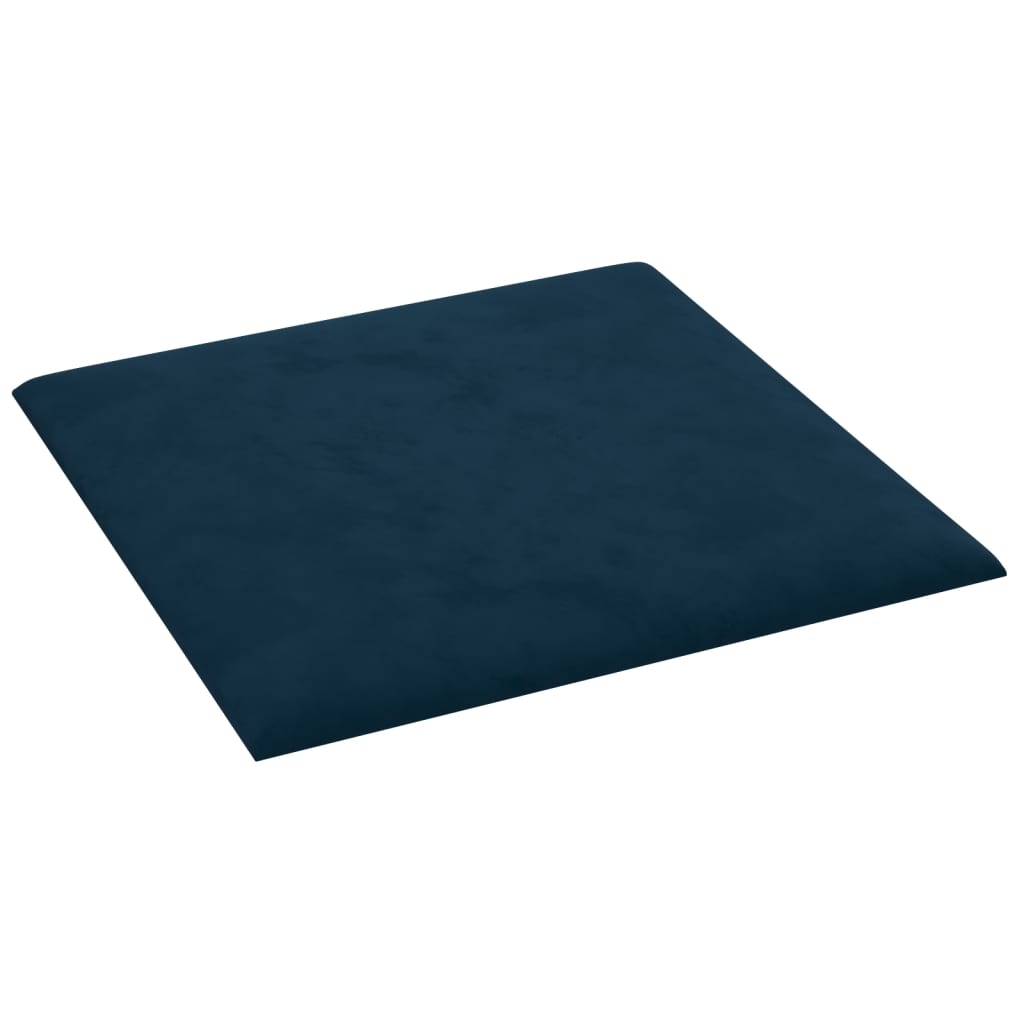 Wandpanelen 12 st 1,08 m² 30x30 cm fluweel blauw Wandpanelen | Creëer jouw Trendy Thuis | Gratis bezorgd & Retour | Trendy.nl