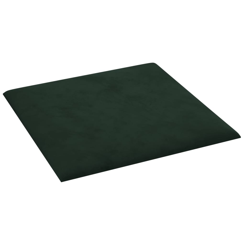 Wandpanelen 12 st 1,08 m² 30x30 cm fluweel donkergroen Wandpanelen | Creëer jouw Trendy Thuis | Gratis bezorgd & Retour | Trendy.nl