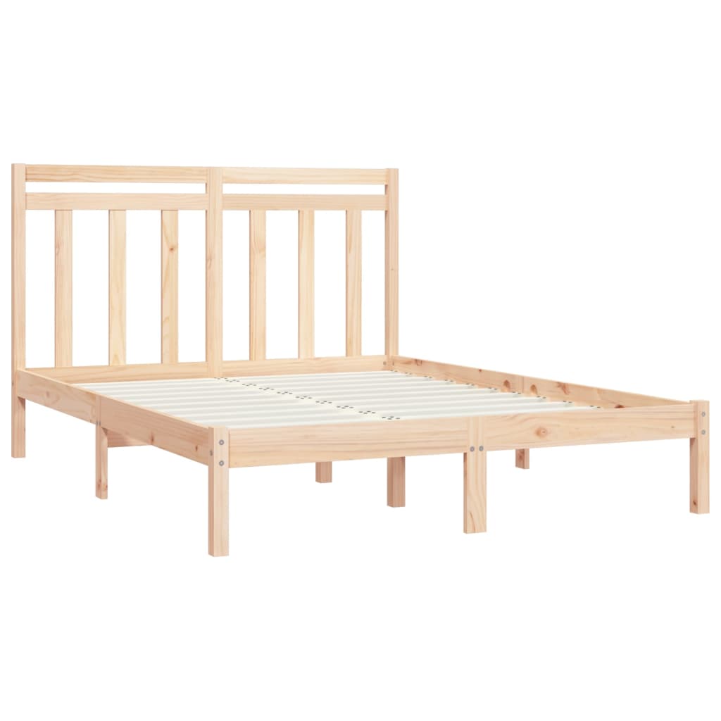 Bedframe massief hout 150x200 cm