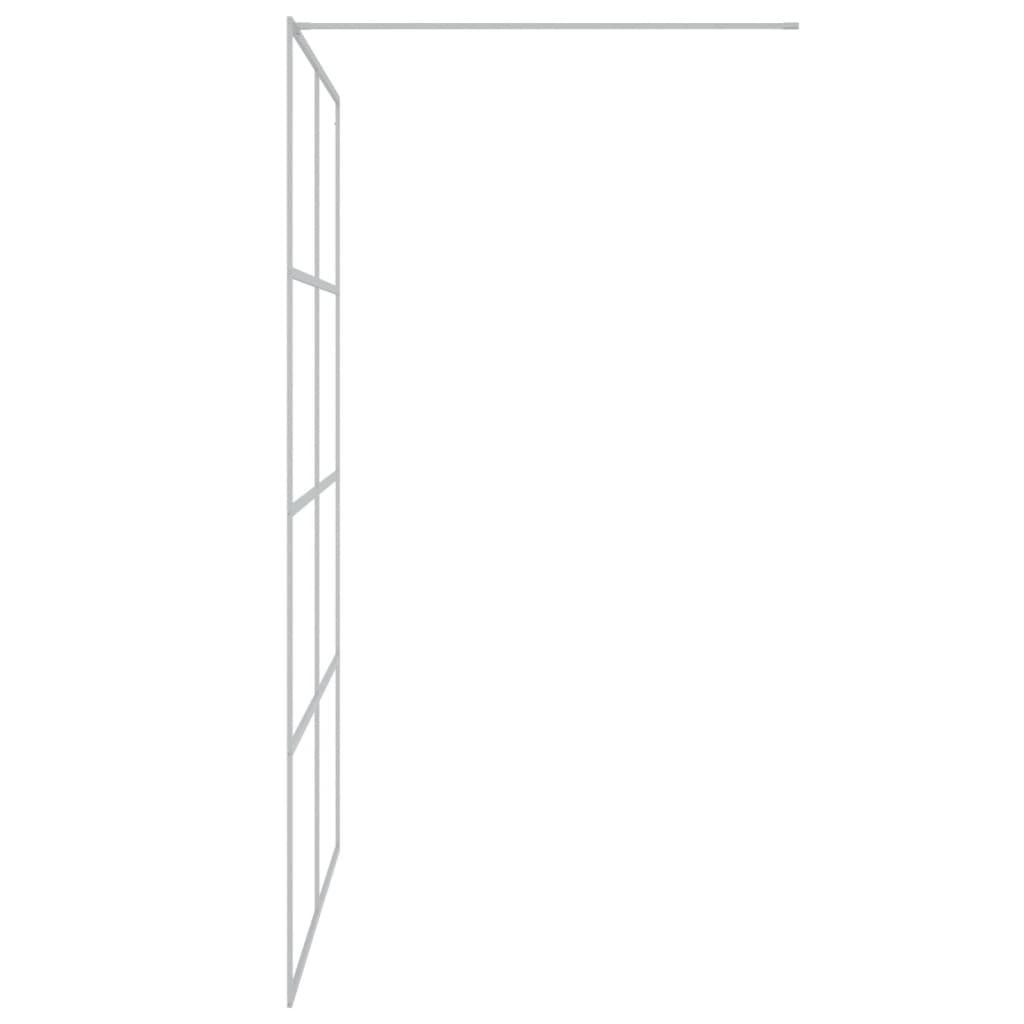 Inloopdouchewand 140x195 cm transparant ESG-glas zilverkleurig Douchewanden & -muren | Creëer jouw Trendy Thuis | Gratis bezorgd & Retour | Trendy.nl