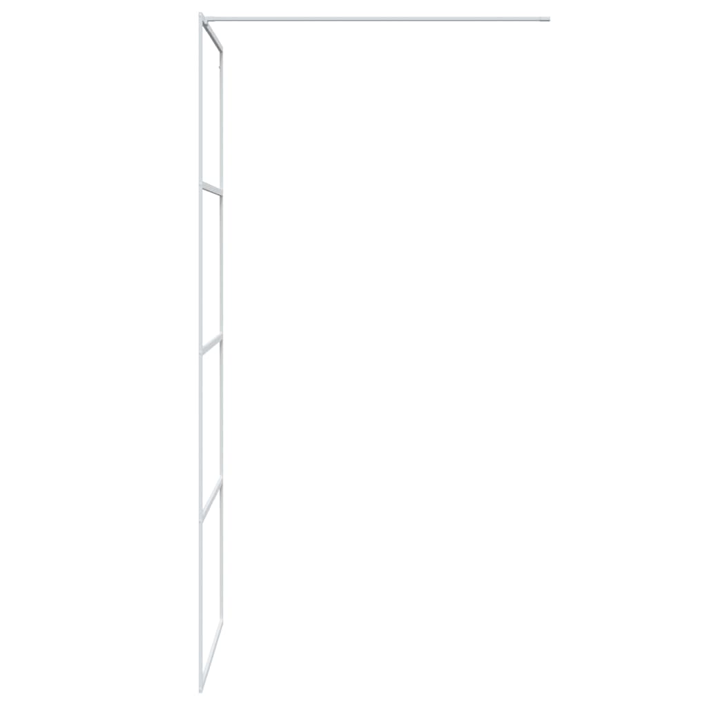 Inloopdouchewand 80x195 cm transparant ESG-glas wit Douchewanden & -muren | Creëer jouw Trendy Thuis | Gratis bezorgd & Retour | Trendy.nl