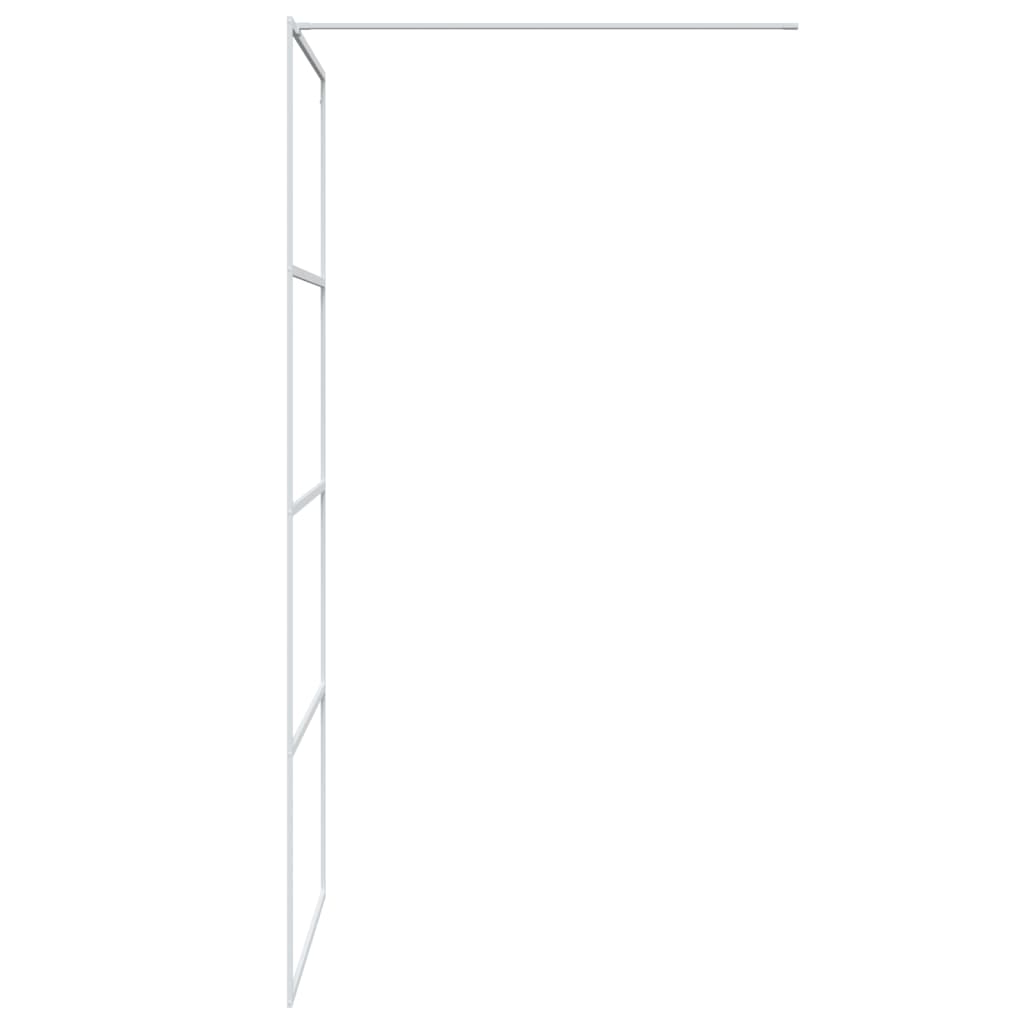 Inloopdouchewand 90x195 cm transparant ESG-glas wit Douchewanden & -muren | Creëer jouw Trendy Thuis | Gratis bezorgd & Retour | Trendy.nl