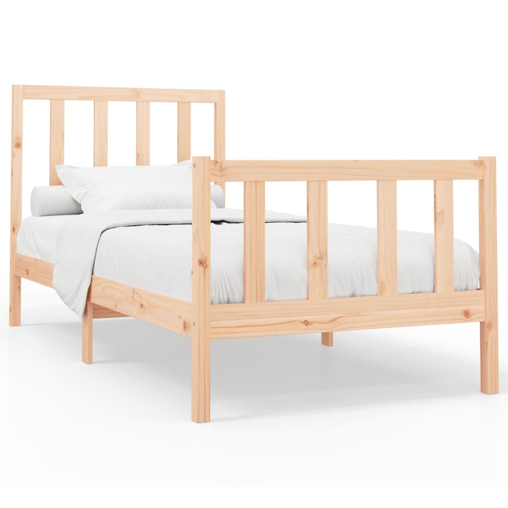 Bedframe zonder matras massief grenenhout 100x200 cm