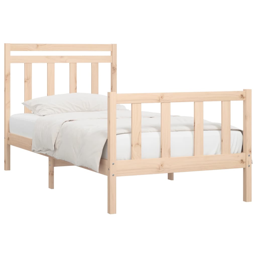 Bedframe massief grenenhout 100x200 cm