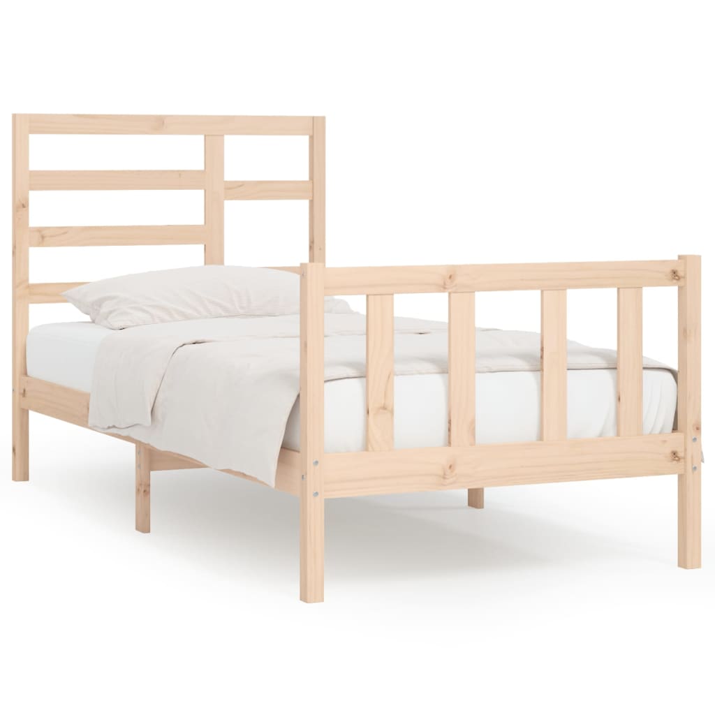 Bedframe zonder matras massief grenenhout 100x200 cm