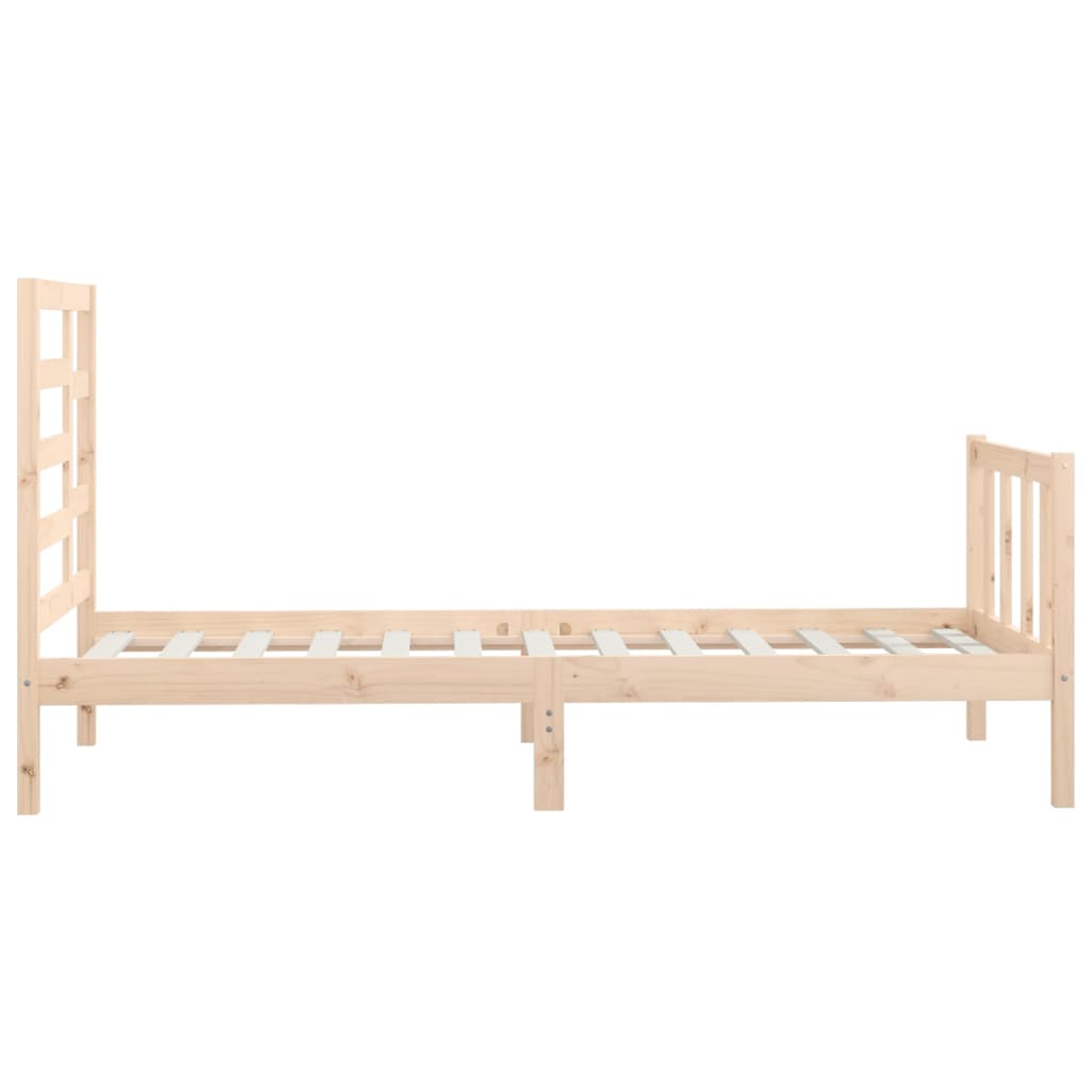 Bedframe zonder matras massief grenenhout 100x200 cm